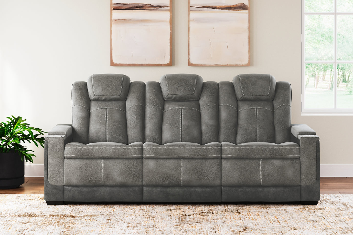 Next-Gen DuraPella PWR REC Sofa with ADJ Headrest