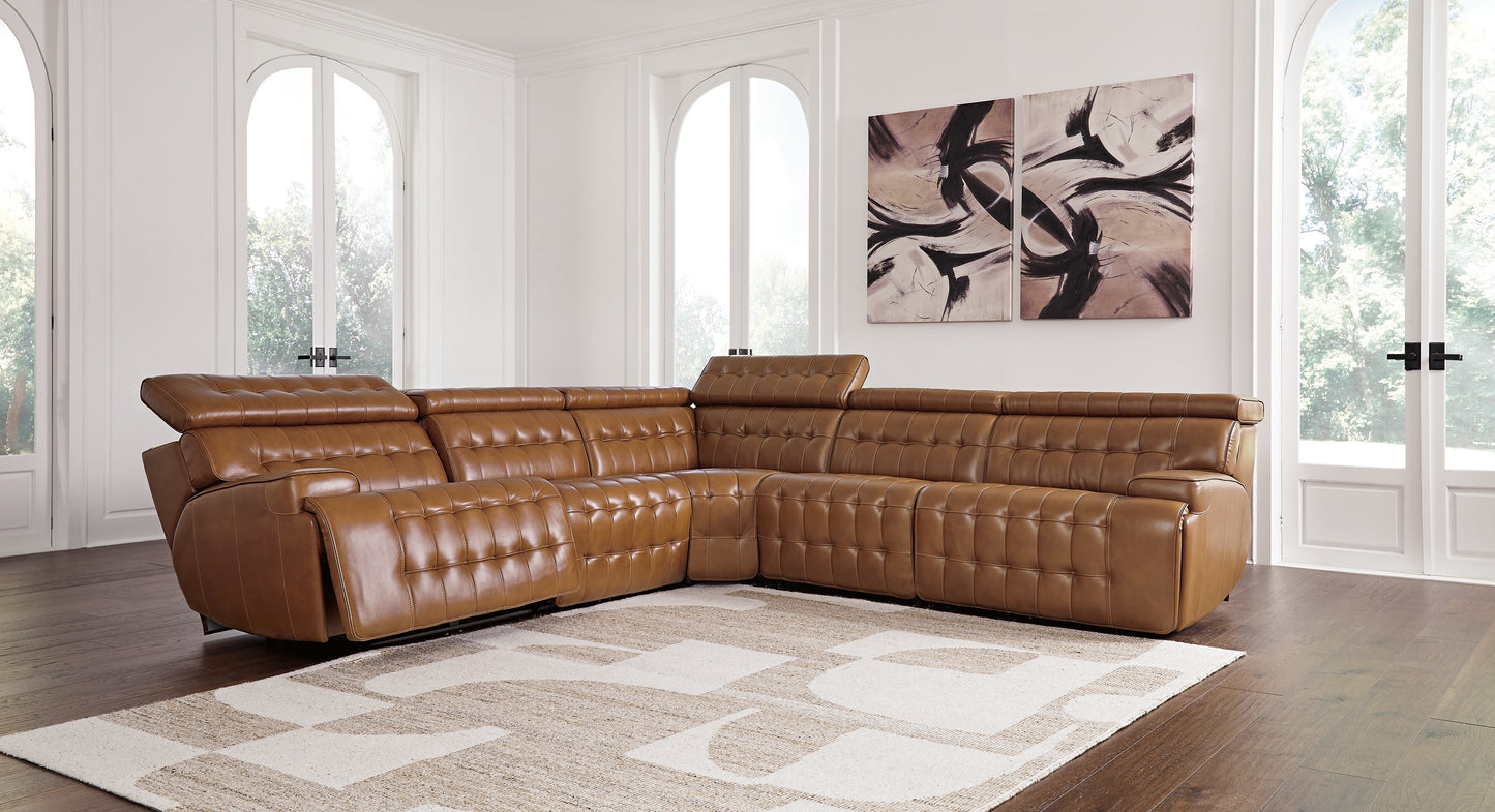 Temmpton 5-Piece Power Reclining Sectional