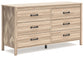 Battelle Six Drawer Dresser