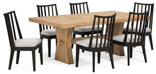 Galliden Dining Table and 6 Chairs