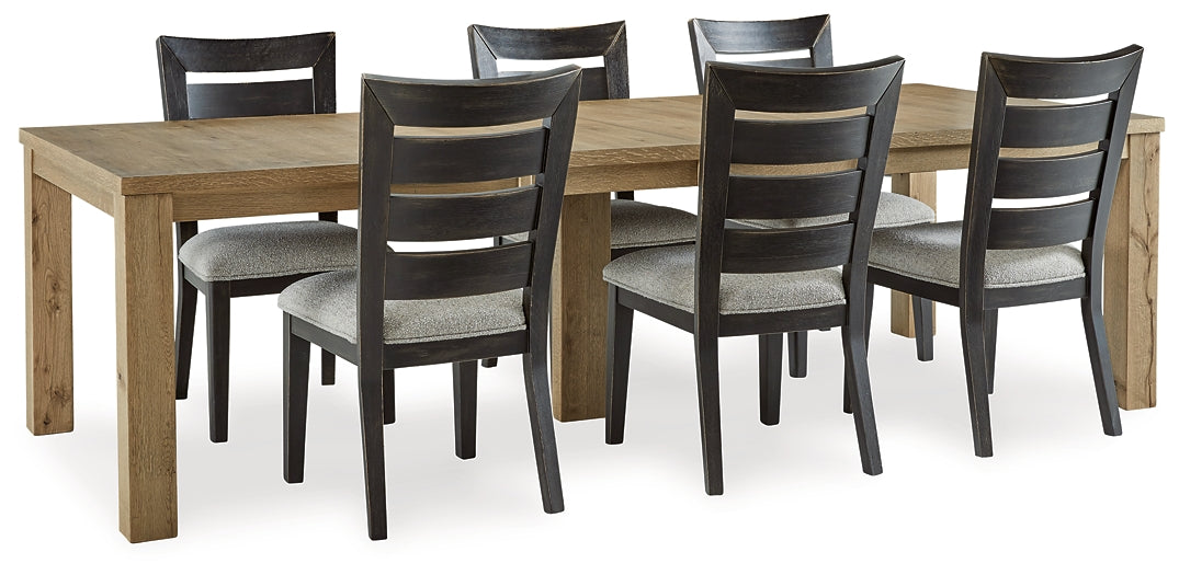 Galliden Dining Table and 6 Chairs