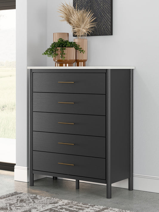 Cadmori Five Drawer Wide Chest