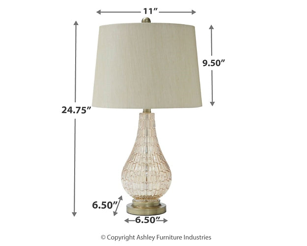 Latoya Glass Table Lamp (1/CN)