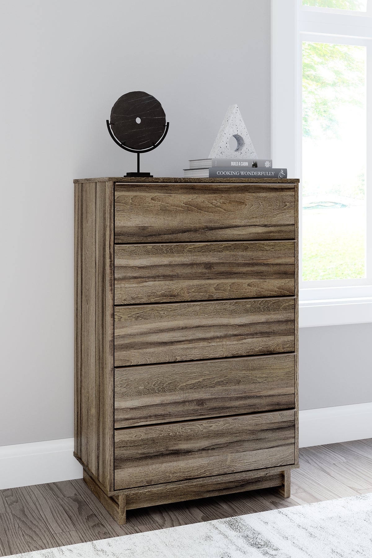 Shallifer Five Drawer Chest