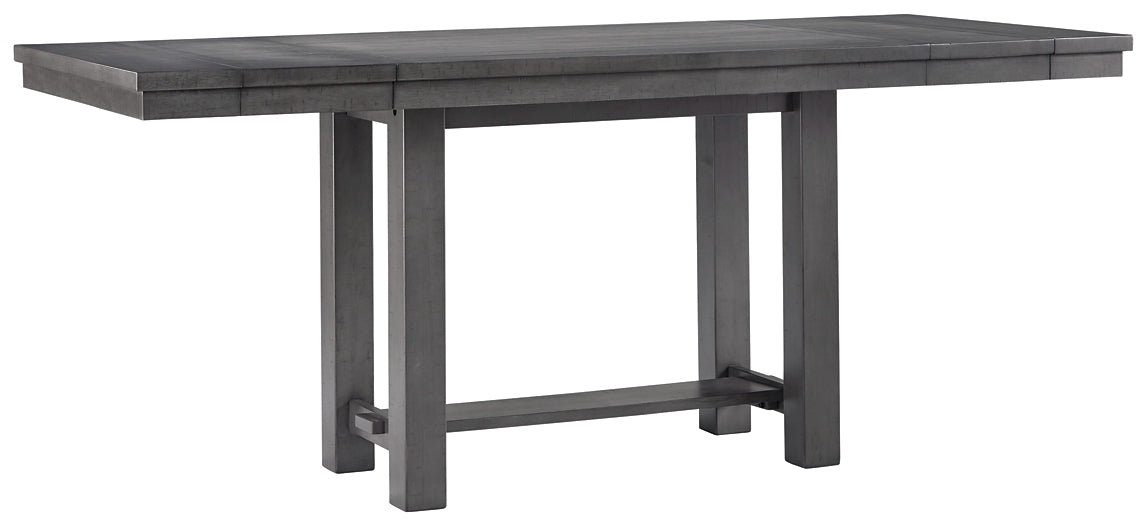 Myshanna Counter Height Dining Table and 6 Barstools