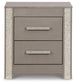 Surancha Two Drawer Night Stand