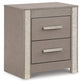 Surancha Two Drawer Night Stand