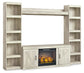 Bellaby 4-Piece Entertainment Center with Electric Fireplace